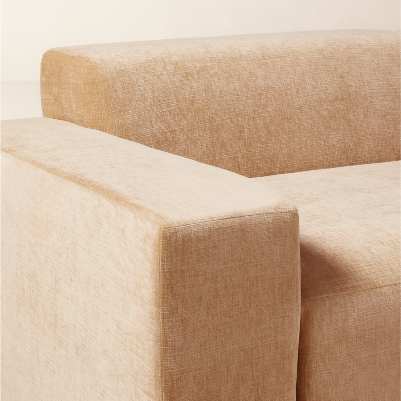 Faible 6-Piece Modular Left-Arm Wheat Performance Chenille Standard Depth Sectional Sofa - image 7 of 13