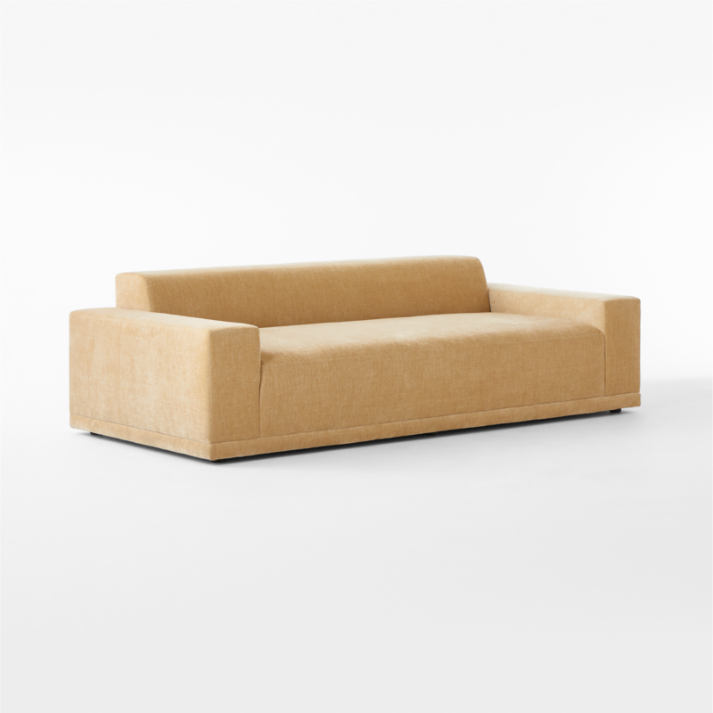 Faible 99" Wheat Performance Chenille Deep Depth Sofa - image 5 of 9