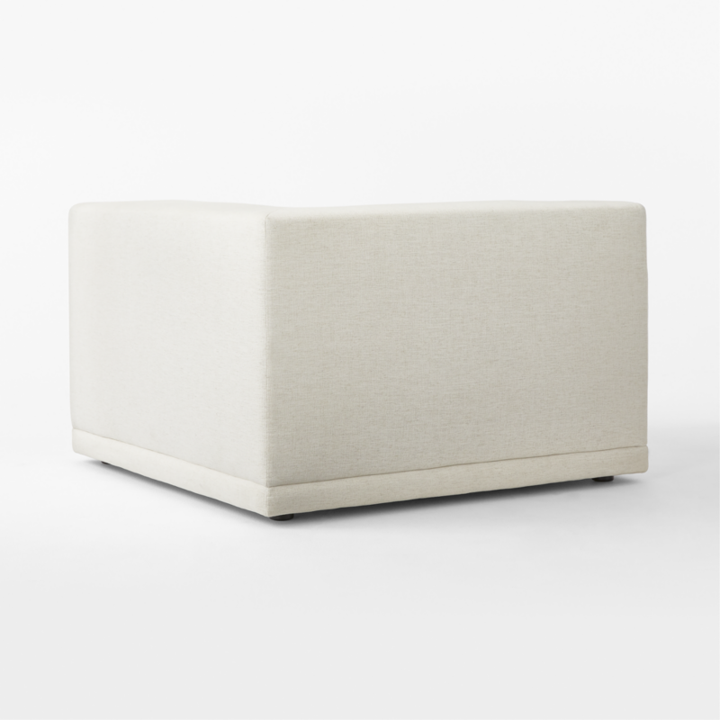 Faible White Performance Fabric Deep Depth Corner Chair - image 6 of 10
