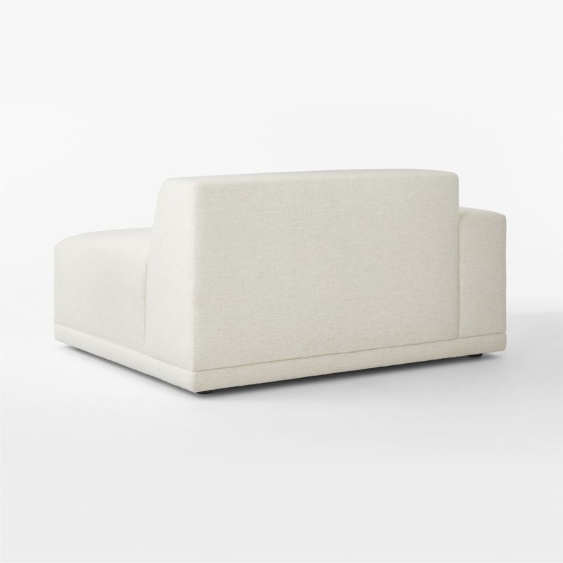 Faible White Performance Fabric Left-Arm Chair - image 8 of 10