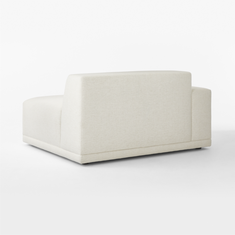 Faible White Performance Fabric Deep Depth Left-Arm Chair - image 6 of 11