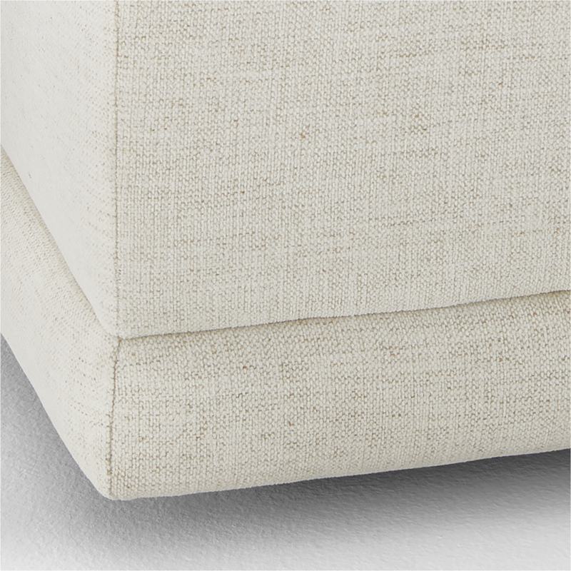 Faible 6-Piece U-Shaped White Performance Fabric Deep Depth Sectional Sofa with Right-Arm - image 8 of 15