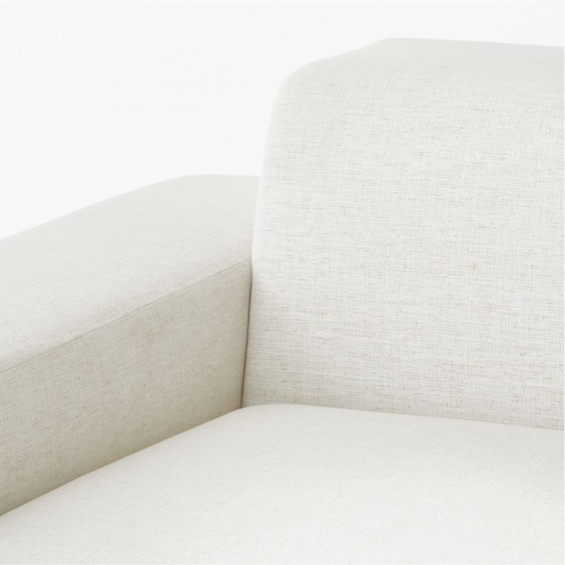 Faible 100" White Performance Fabric Sofa - image 8 of 8