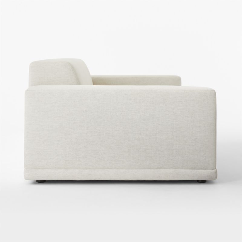 Faible 100" White Performance Fabric Sofa - image 6 of 8