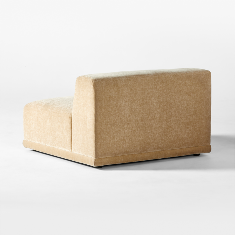 Faible Wheat Performance Chenille Deep Depth Armless Chair - image 5 of 8