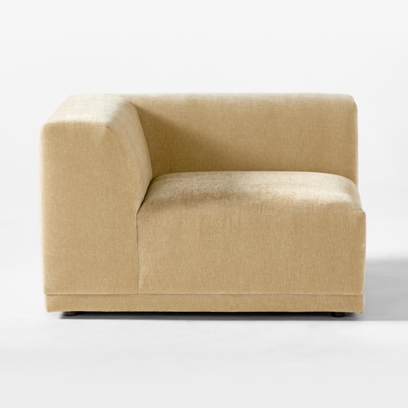 Faible Wheat Performance Chenille Deep Depth Corner Chair - image 4 of 8