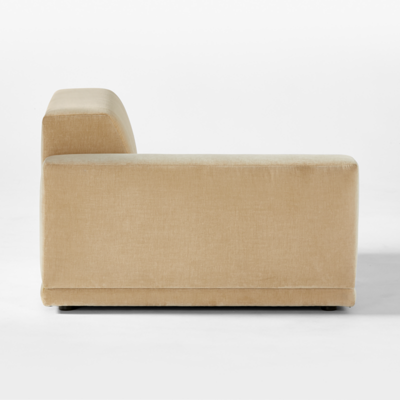Faible Wheat Performance Chenille Deep Depth Left-Arm Chair - image 4 of 8