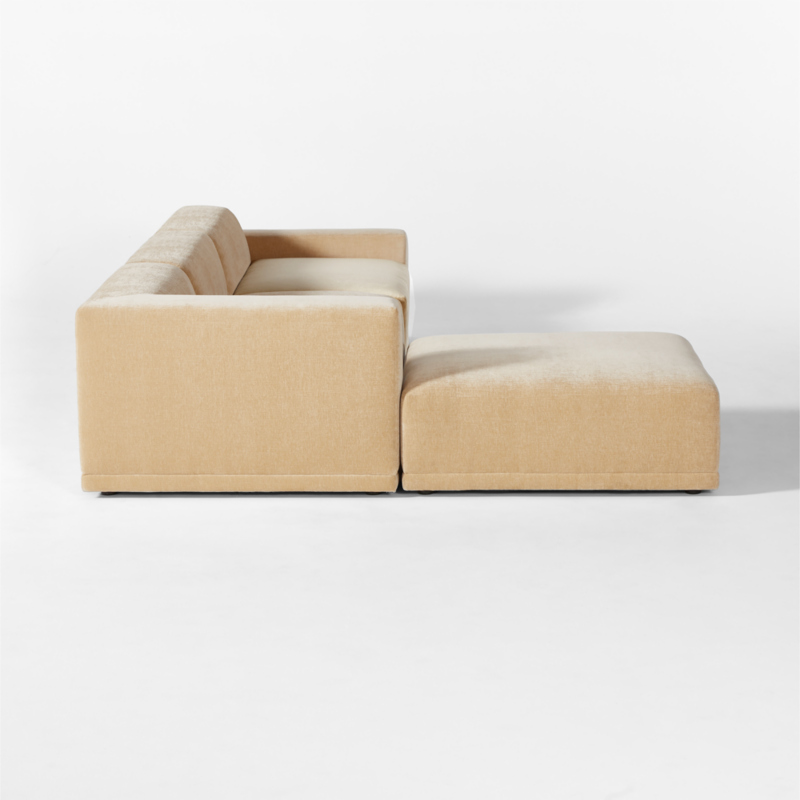 Faible 4-Piece Wheat Performance Chenille Deep Depth Sectional Sofa with Right-Arm - image 6 of 13