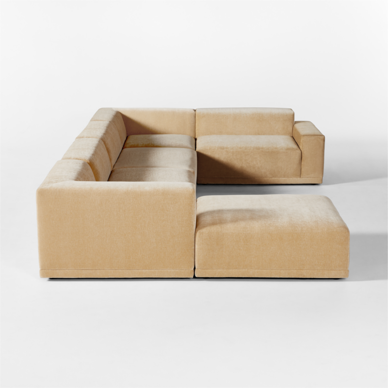Faible 6-Piece U-Shaped Wheat Performance Chenille Deep Depth Sectional Sofa with Right-Arm - image 6 of 13