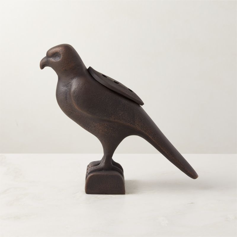 Falcon Metal Incense Burner | CB2