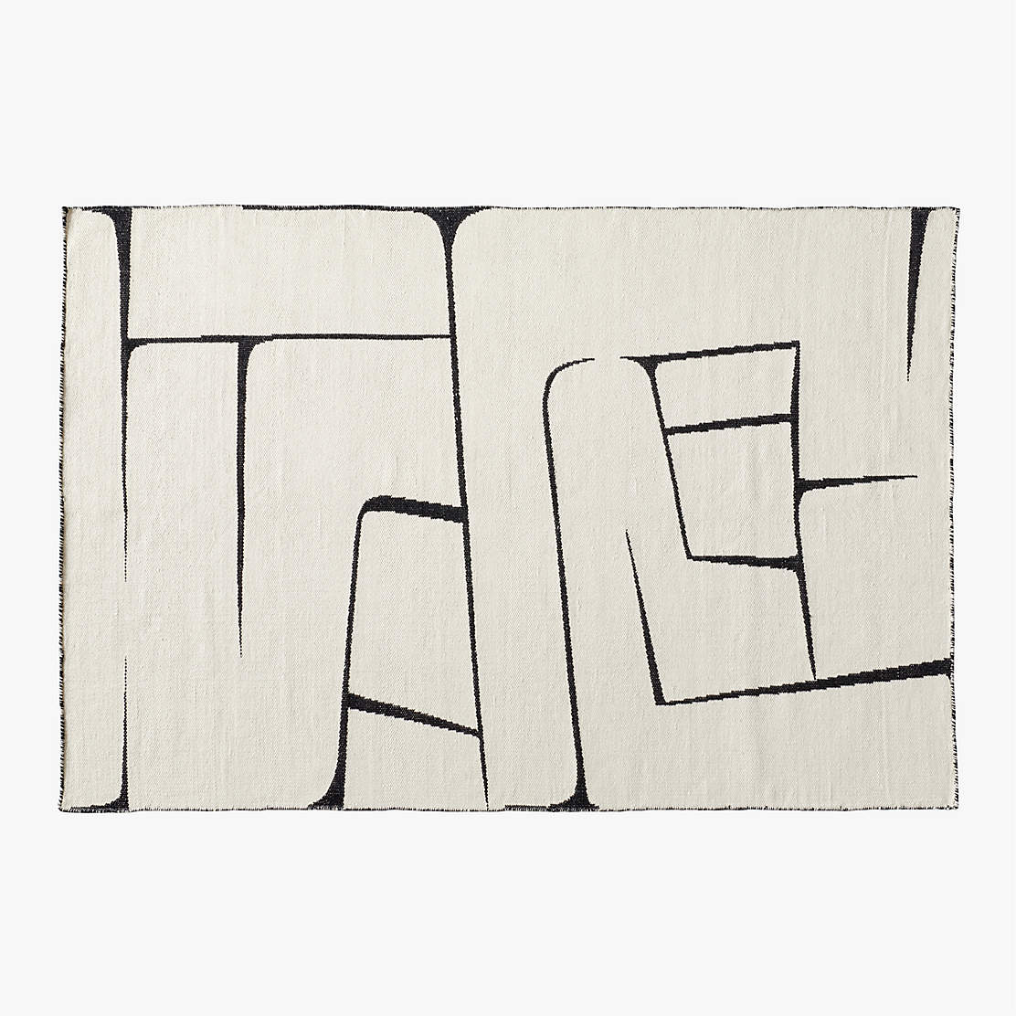 Faro Modern Handwoven Performance White and Natural Indoor/Outdoor Area