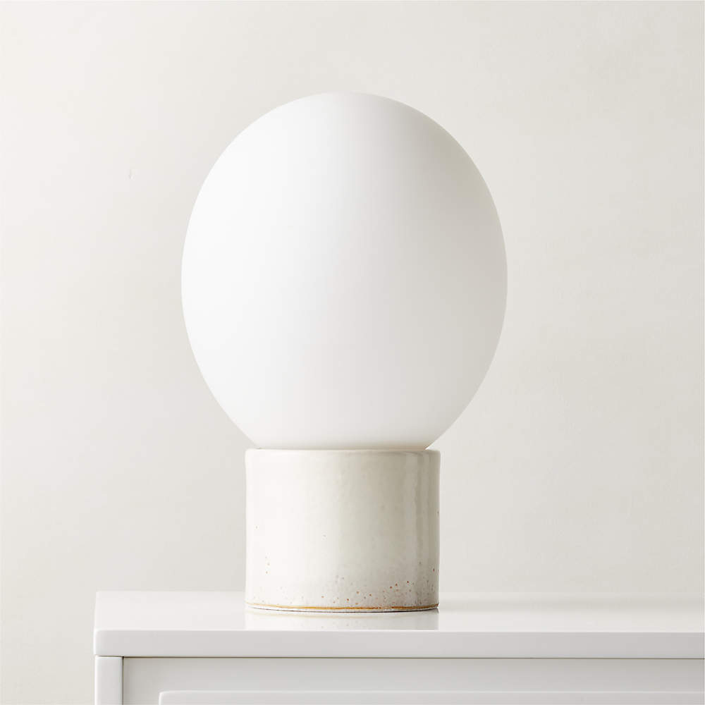 Cb2 shop ceramic lamp