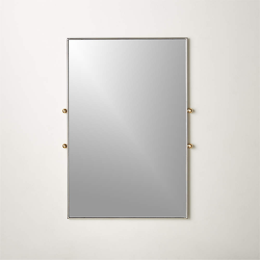 Infinity Silver Rectangular Wall Mirror 24x36 + Reviews