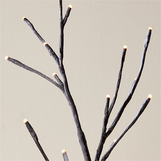 Faux Birch LED Holiday Stem 36"