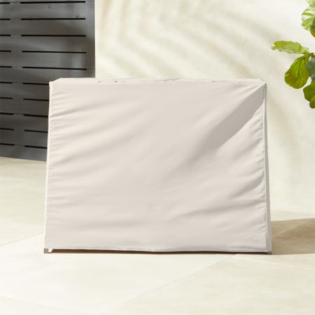 Faux Bois Waterproof Console Table Cover Reviews Cb2