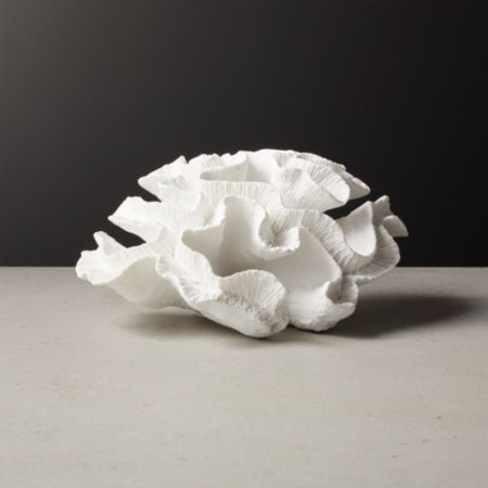 Faux White Coral Object Cb2