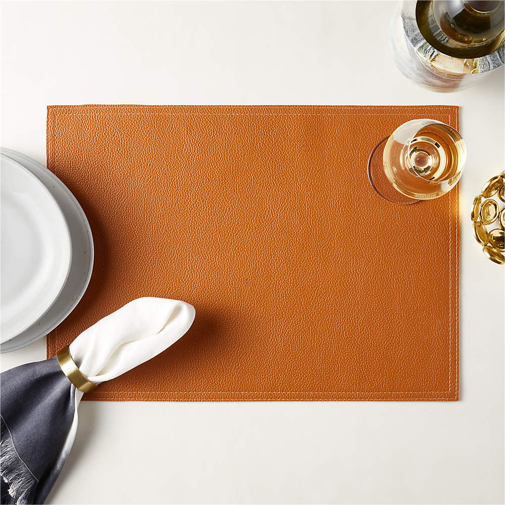 Faux Leather Placemats & Chargers