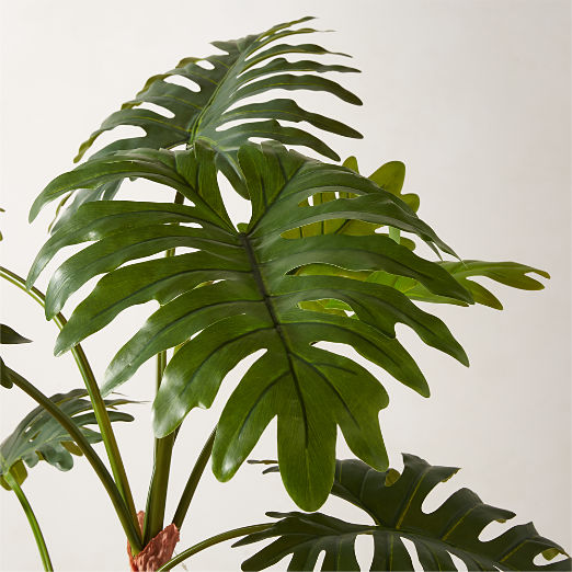 Faux Potted Philodendron Tree 4'