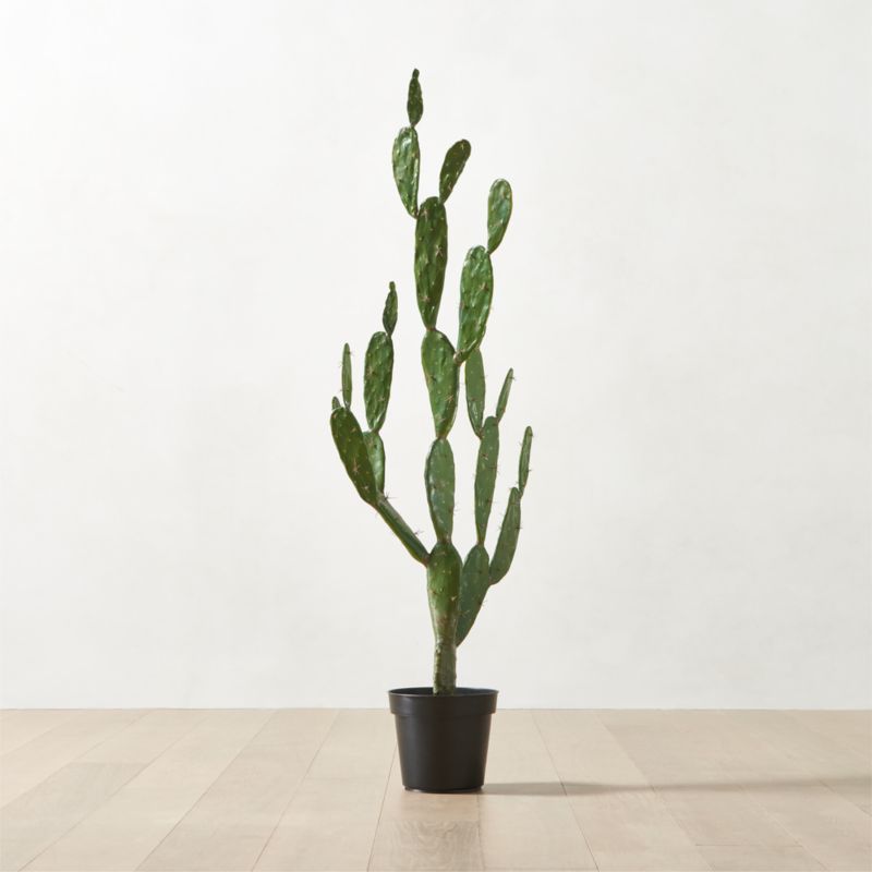 Faux Potted Cactus Plant 4'9'' - image 0 of 4