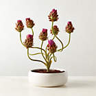 Faux Thistle Berry Stem 39"