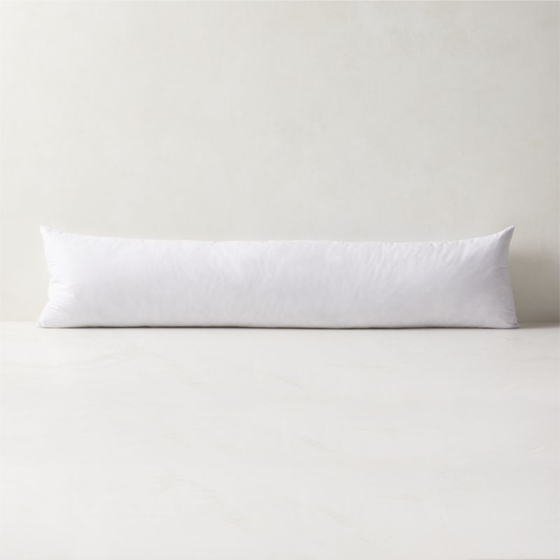 Feather-Down Lumbar Pillow Insert 48"x12" - image 0 of 2