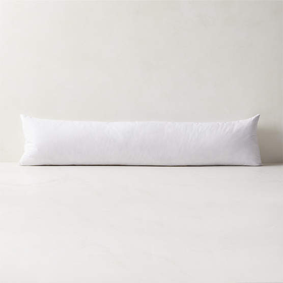 Feather-Down Lumbar Pillow Insert 48"x12"