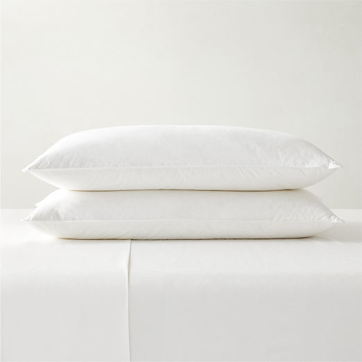 Feather-Down King Pillow Inserts Set of 2