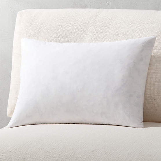 Feather-Down Lumbar Pillow Insert 18"x12"