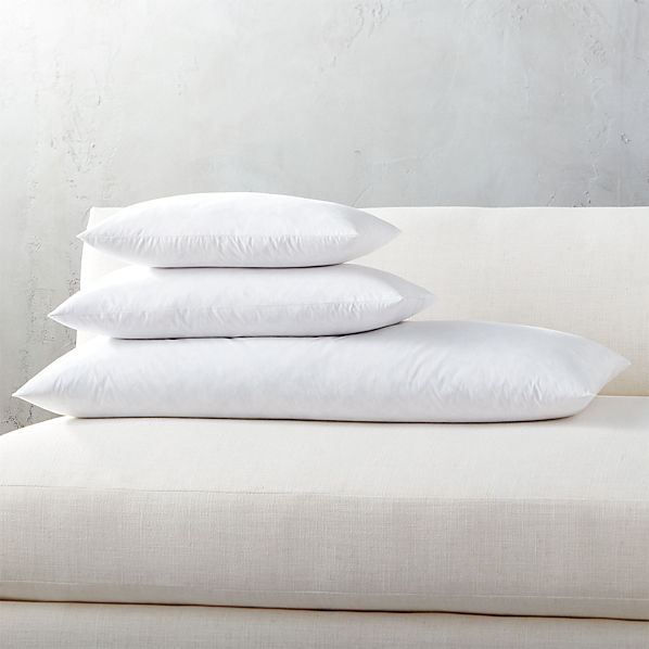 36 X16 Feather Down Pillow Insert Reviews Cb2