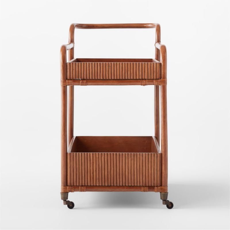 Feliz Rattan Bar Cart