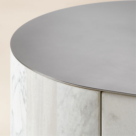 Fiera Marble Bar Cabinet