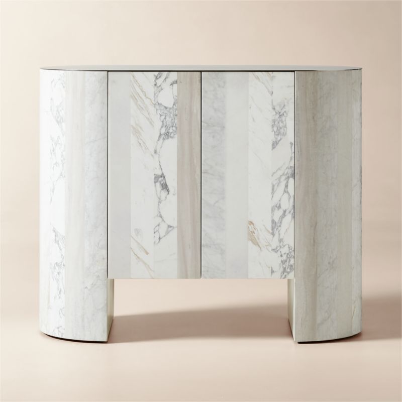 Fiera Marble Bar Cabinet - image 0 of 8