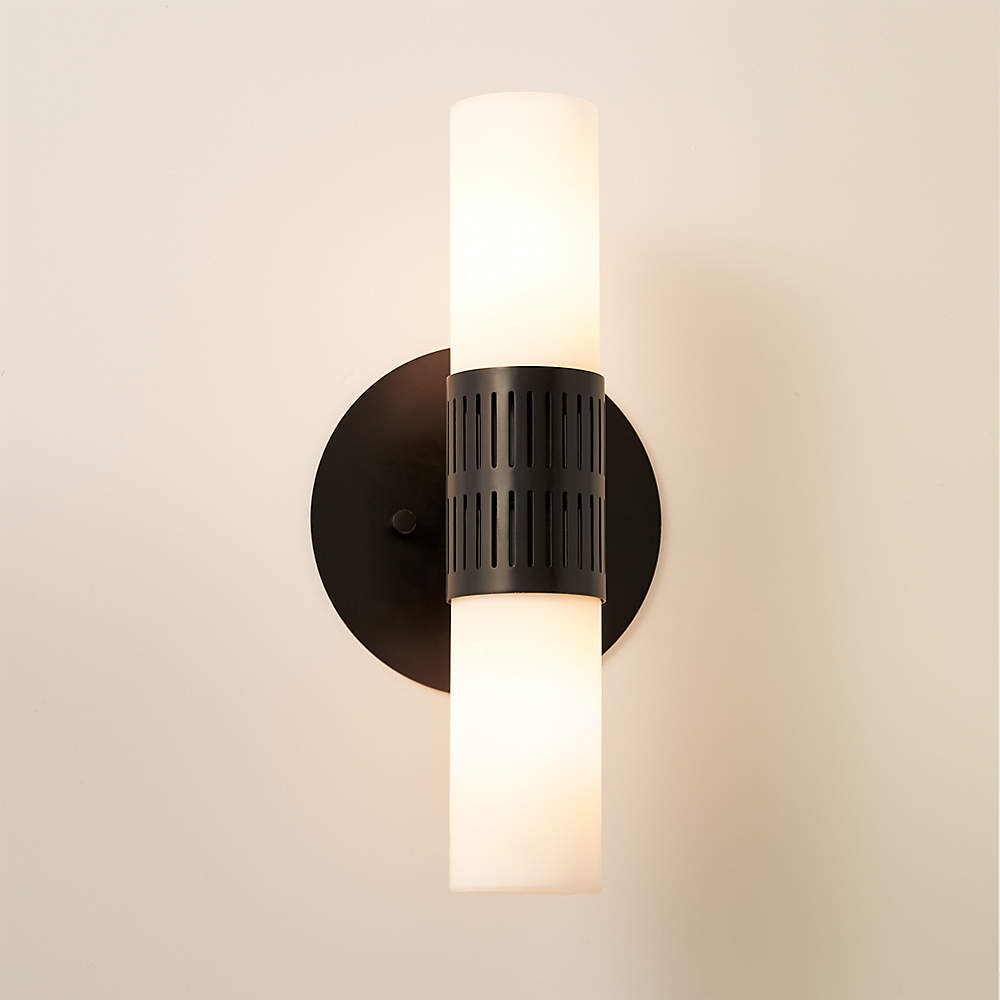 Modern matte deals black wall sconce