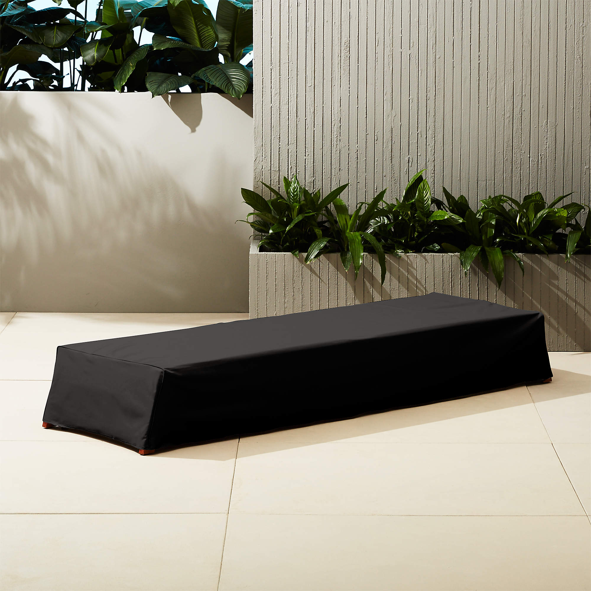 Filaki Outdoor Patio Lounger Cover + Reviews CB2