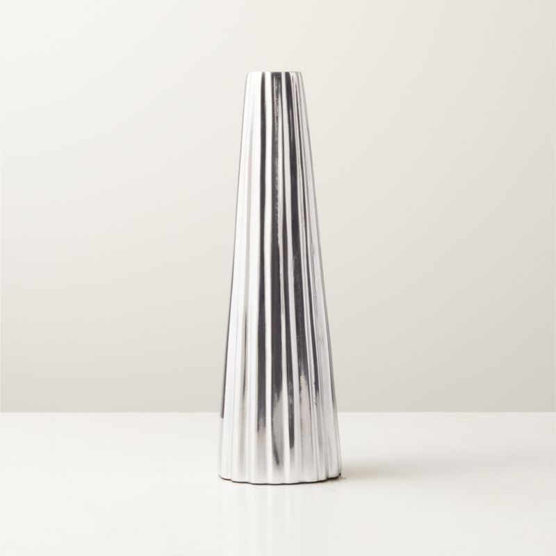 Viewing product image Filla Polished Cast Aluminum Taper Candle Holder Small - image 1 of 6