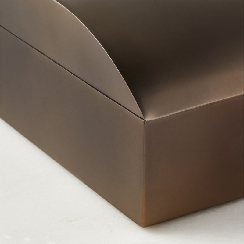 Finley Blackened Brass Storage Box with Lid Small - image 4 of 5