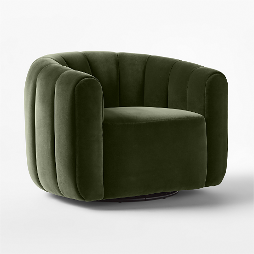 Fitz Channeled Swivel Chair