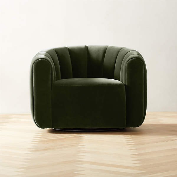 Grey best sale green chair