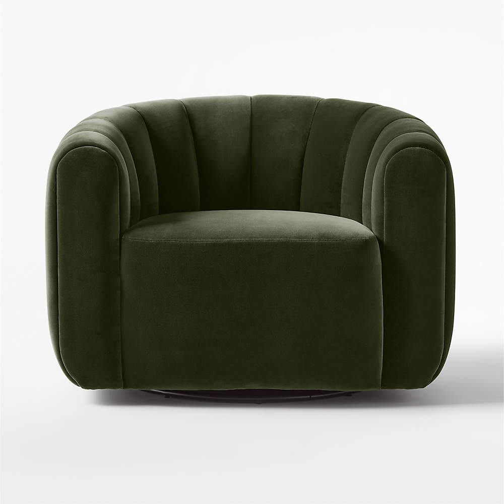 Green velvet outlet bucket chair