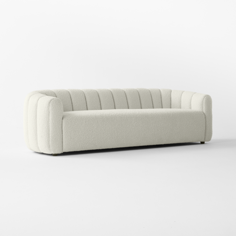 Fitz 97.5" Sofa Bloce Cream - image 5 of 11