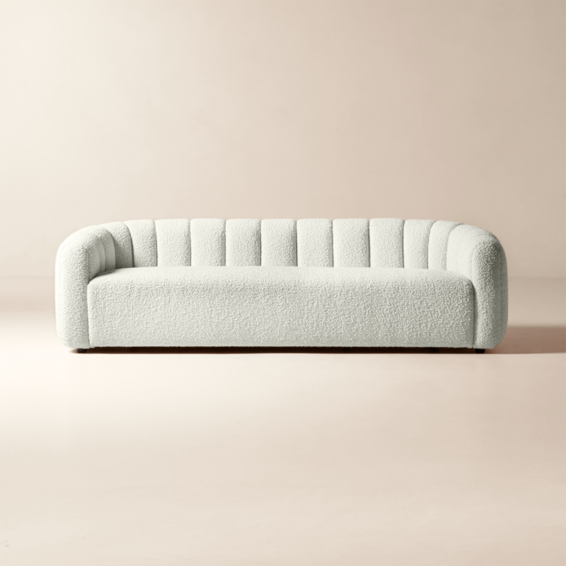 Fitz 97.5" Sofa Bloce Cream - image 2 of 11