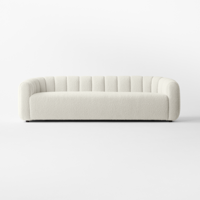 Fitz 97.5" Sofa Bloce Cream - image 4 of 11