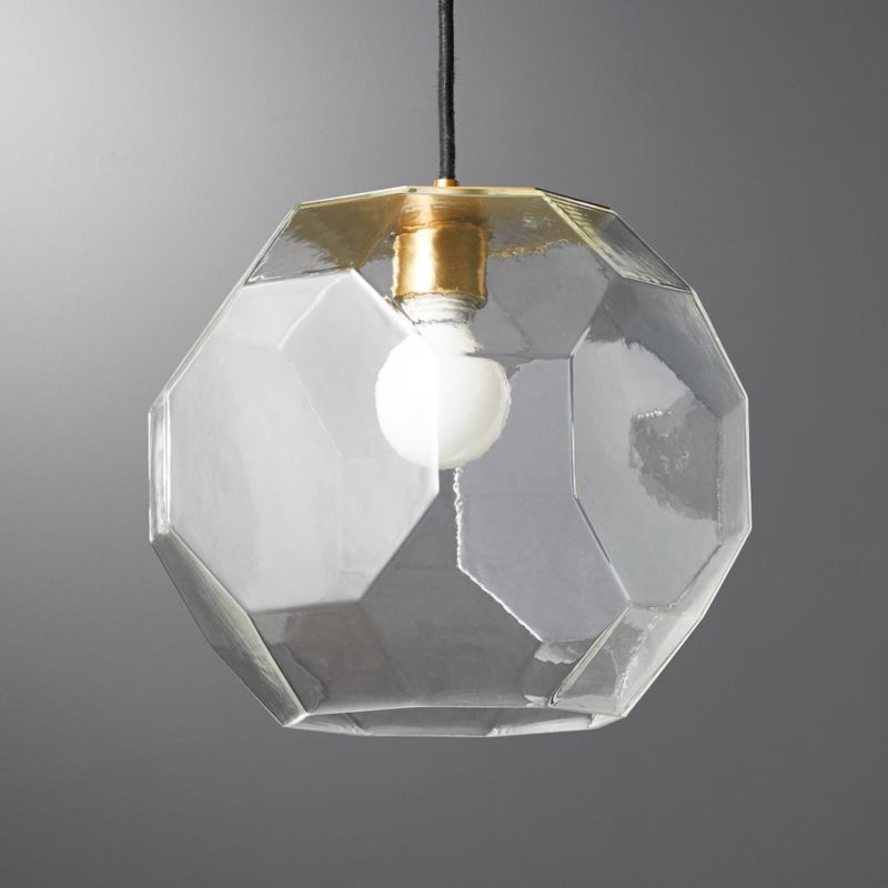 Clear Gl Pendant Lights Cb2 Flat Gl Pendant Light