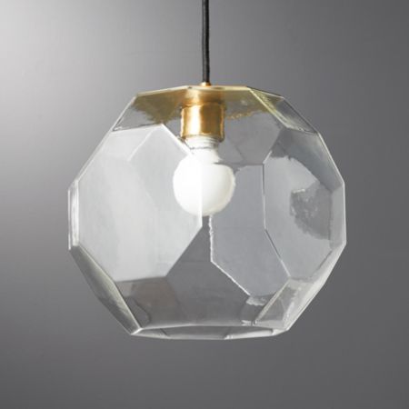 Flat Glass Pendant Light Reviews Cb2