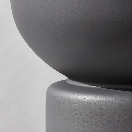 Flatform Dark Grey Cement Indoor/Outdoor Planters