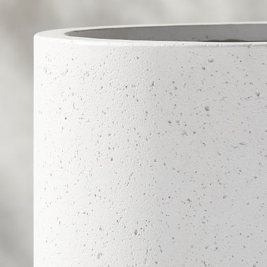 Flatform White Cement Indoor/Outdoor Planters