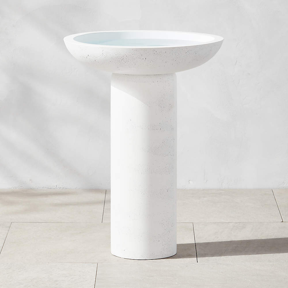 Common Questions About White Bird Baths