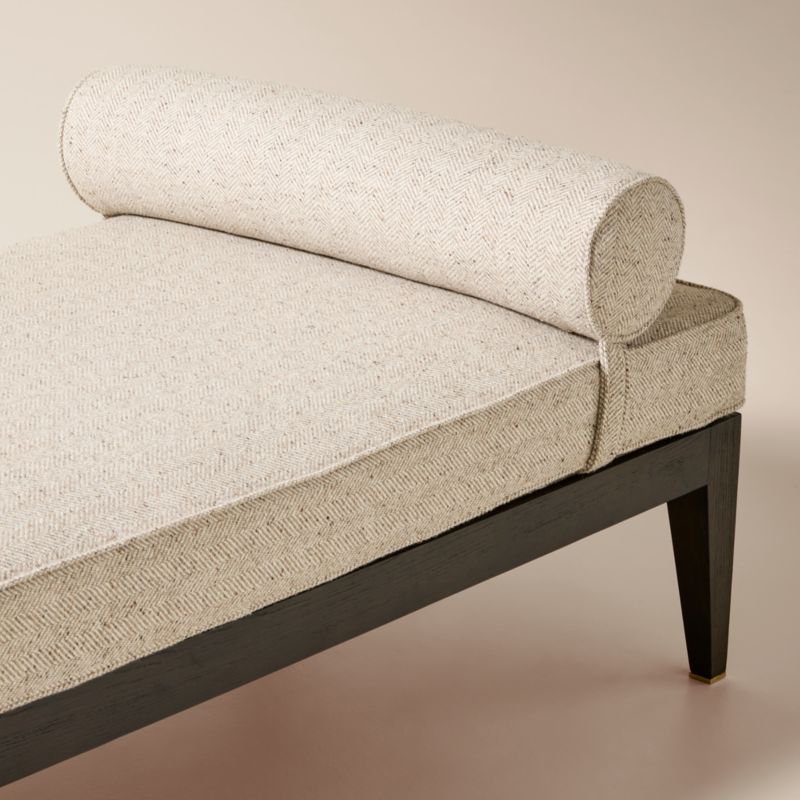 Flatiron Light Brown Herringbone Daybed by Todd Snyder - image 5 of 8