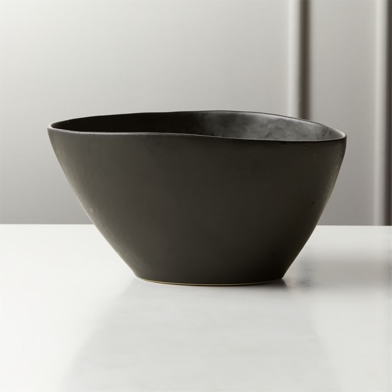 View Fleck Black Reactive Serving Bowl details