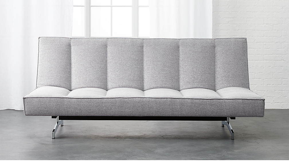 Flex Microgrid Grey Sleeper Sofa Reviews Cb2